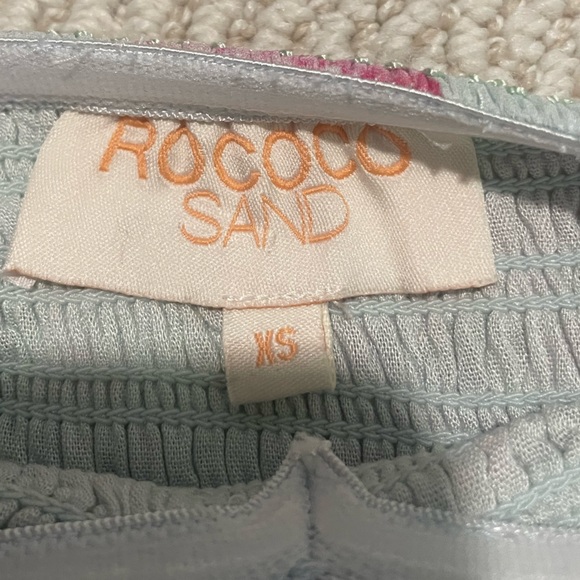 Rococo Sand - Long crinkle chiffon dress - Picture 9 of 11